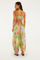 Multicolor Spring Affair  Balloon Pants