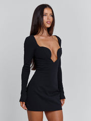 Rosa Mini Dress Black