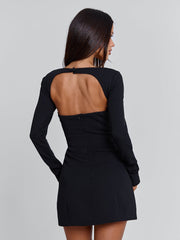 Rosa Mini Dress Black
