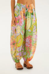 Multicolor Spring Affair  Balloon Pants